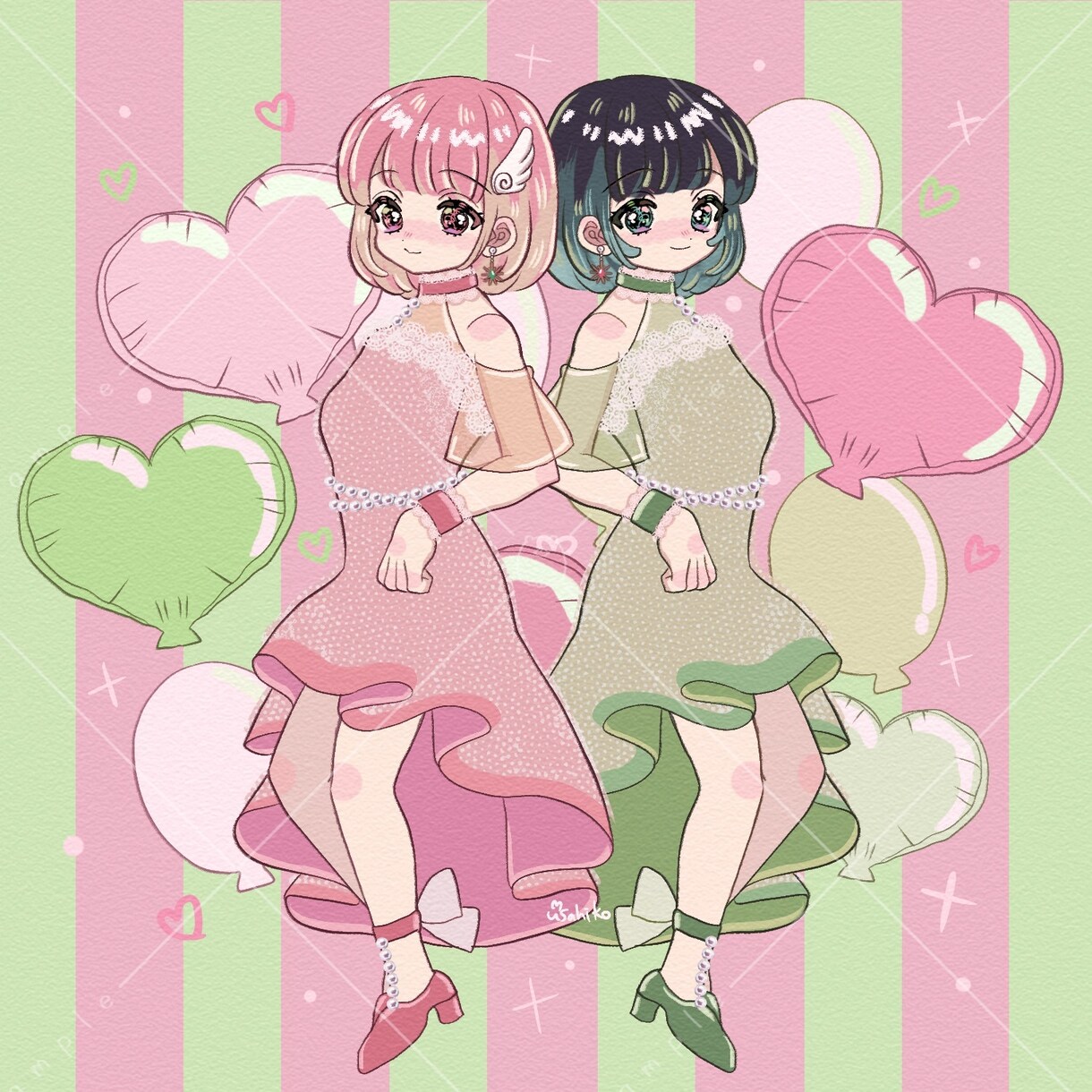 ゆるポップな女の子・男の子のイラストを作成します 女の子や男の子・ペットなど。イラスト全般お任せください！ イメージ9