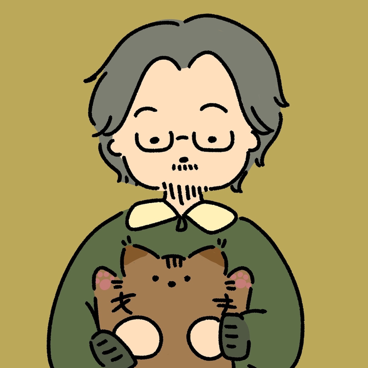 シンプル可愛い似顔絵アイコン描きます 2人まで基本料金◎動物も大歓迎です♪ イメージ5