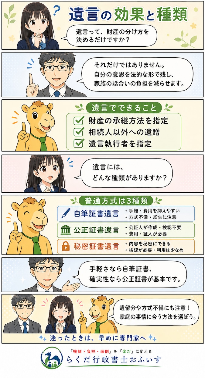 相続・遺言に関する不安や疑問点を解決します 相続・遺言専門の行政書士が、丁寧にご質問、ご相談に対応します イメージ8