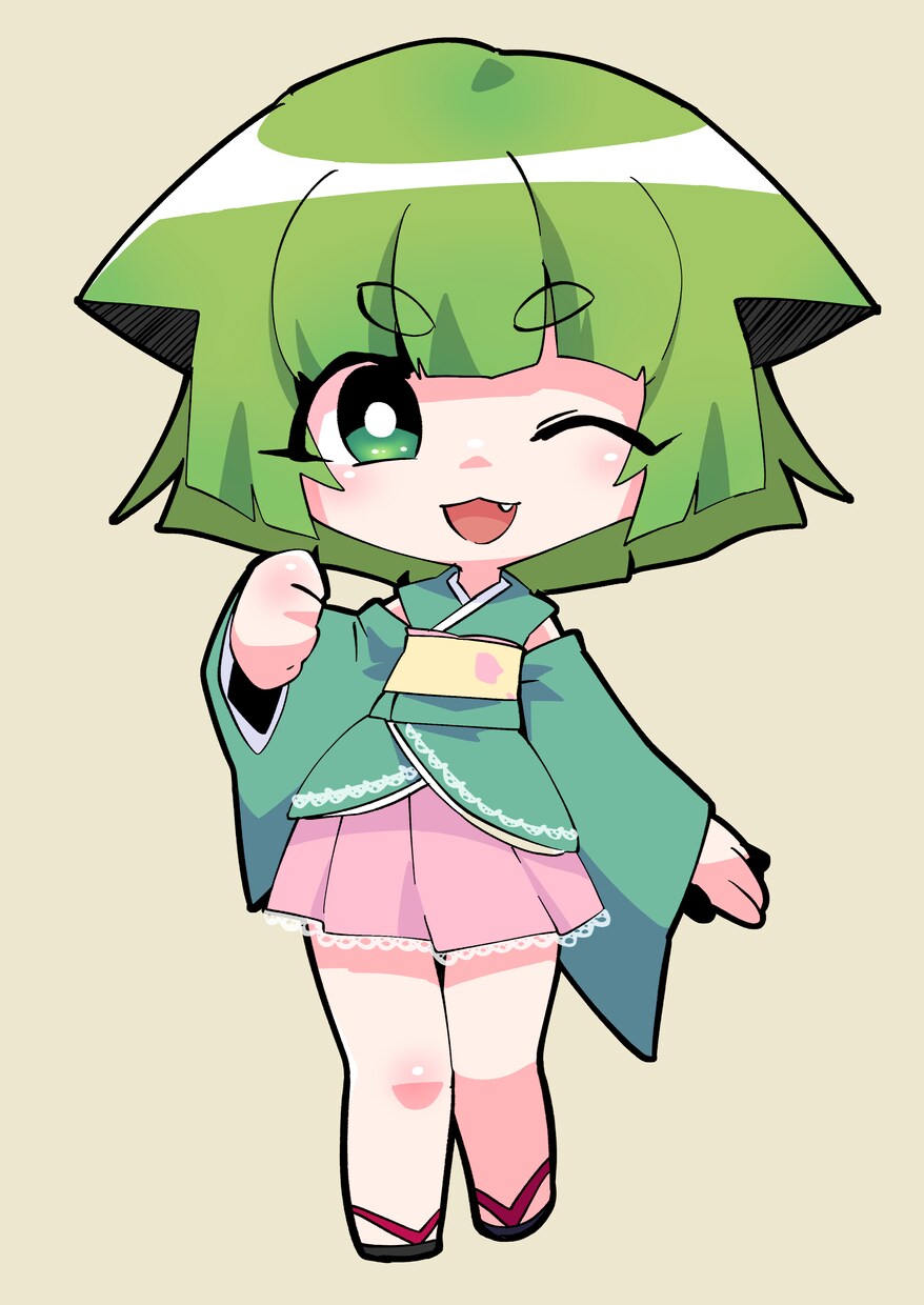 デフォルメイラスト描きます 3頭身デフォルメ！立ち絵からポーズつきまで！アイコンにどうぞ イメージ2