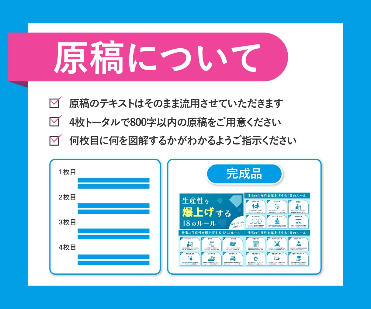 丸投げOK！文章からインプが広がる図解つくります 【実績】登録者200人で84いいね、インプ20倍！! イメージ4