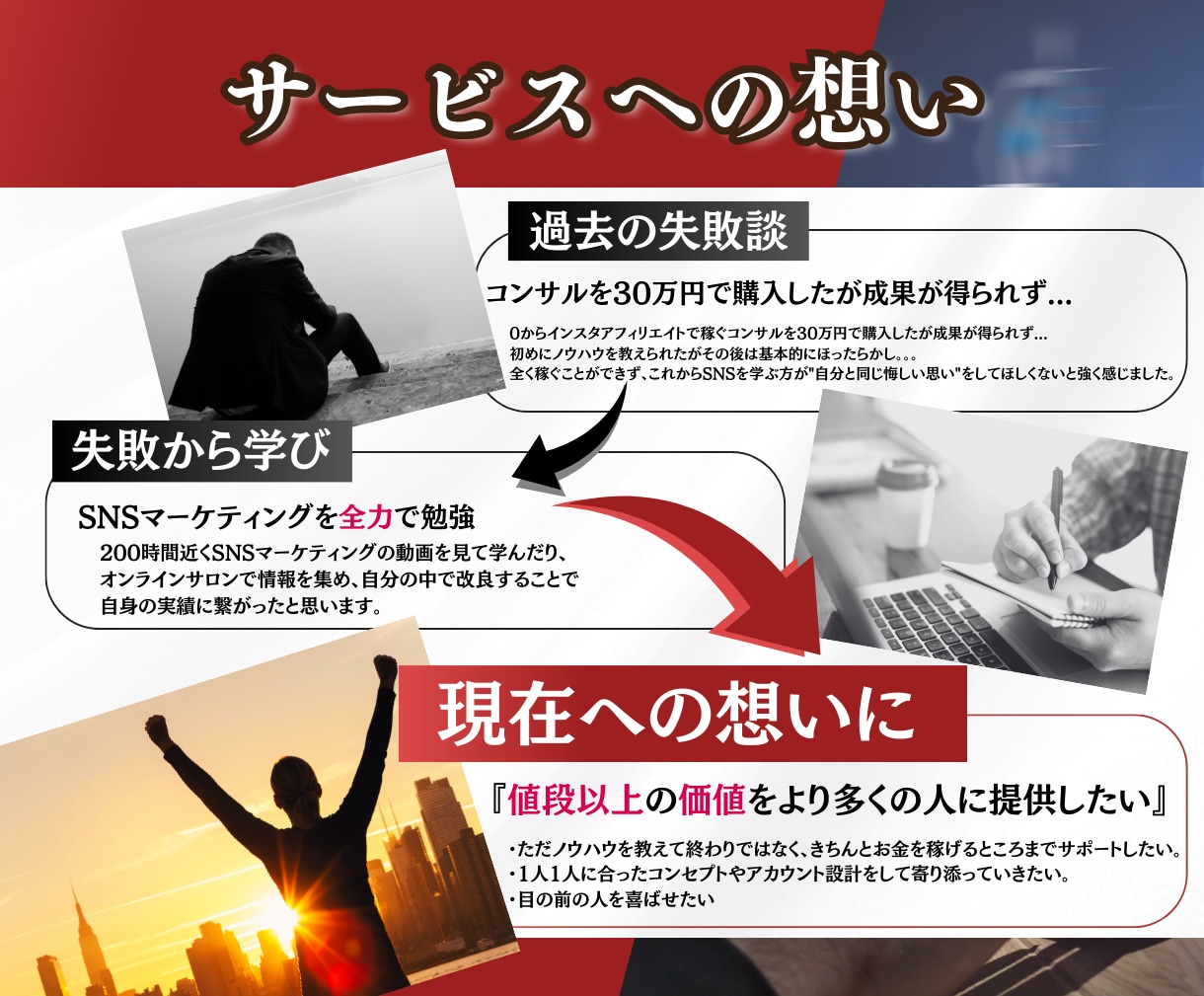 上場企業のマーケ責任者がフィード投稿を作ります 忙しい方のために心理学に基づいたフィード投稿で認知を広げます イメージ3