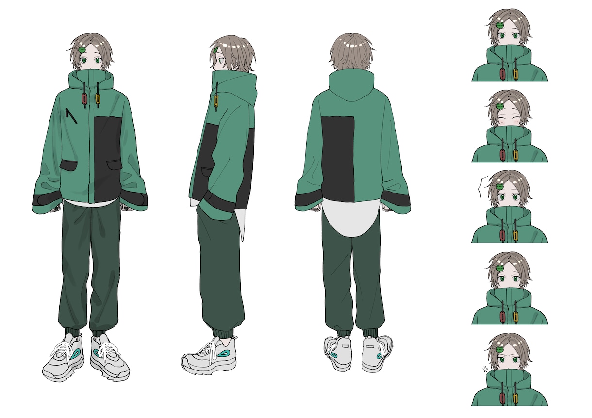SNSで活動する際の立ち絵を描きます ご希望に添えるデザイン制作をいたします！ イメージ6