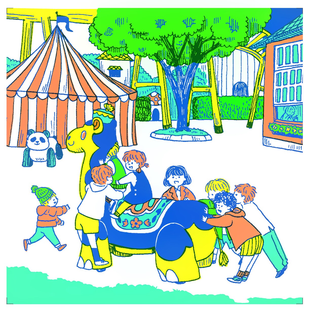 親しみのあるイラストカット描きます 子供や女性向け、雑貨向けの、イラスト描きます！ イメージ3