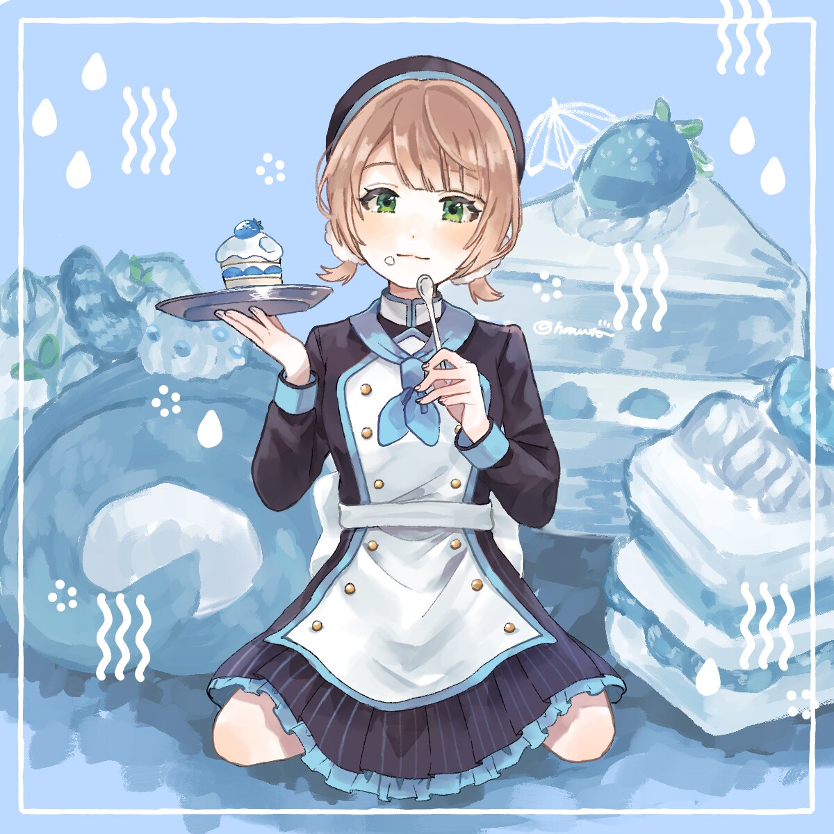 アイコン.歌ってみた.グッズ.一枚絵など描きます 透明感のある雰囲気が得意です！商用利用◎ イメージ3
