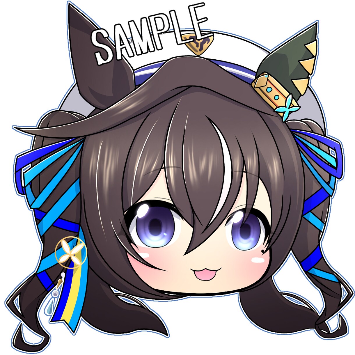 もちっとデフォルメSNSアイコン作成します もちもち可愛いキャラクターのアイコンイラストです！ イメージ4
