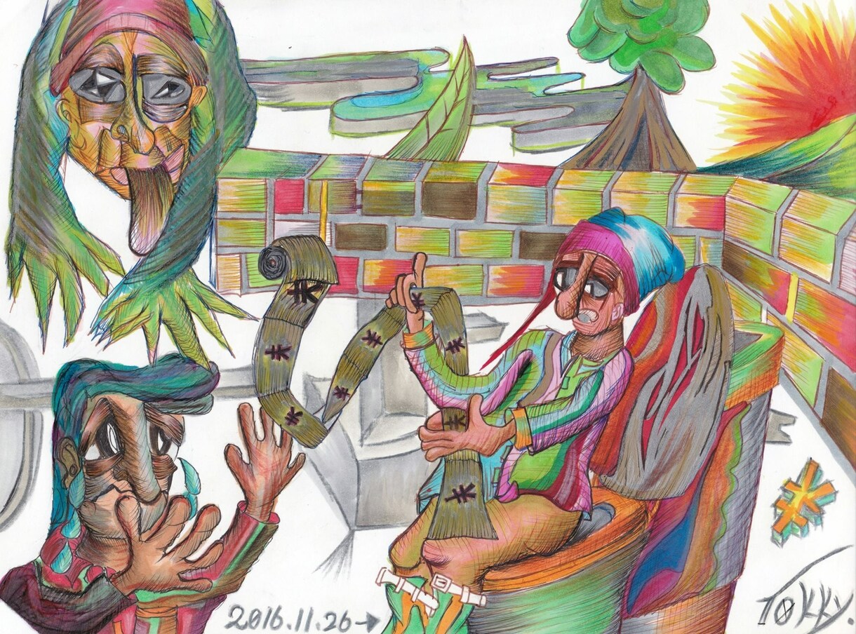 世界の人々を幸せにします オラクルイラストをコンセプトにした絵画・似顔絵 イメージ5