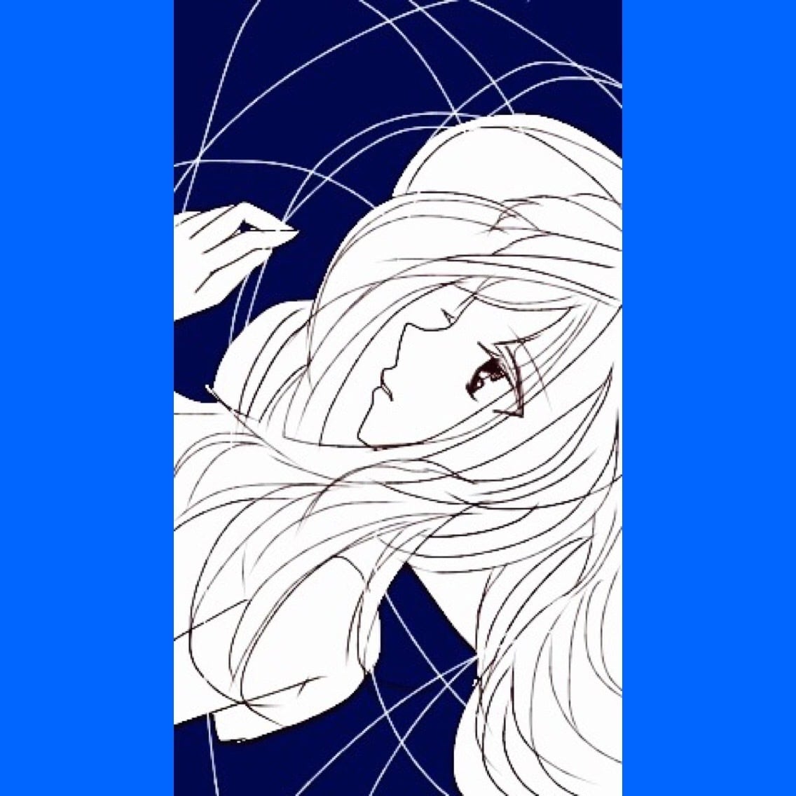 切ない系女子のイラスト描きます iPhoneで一発手描きです。 イメージ3