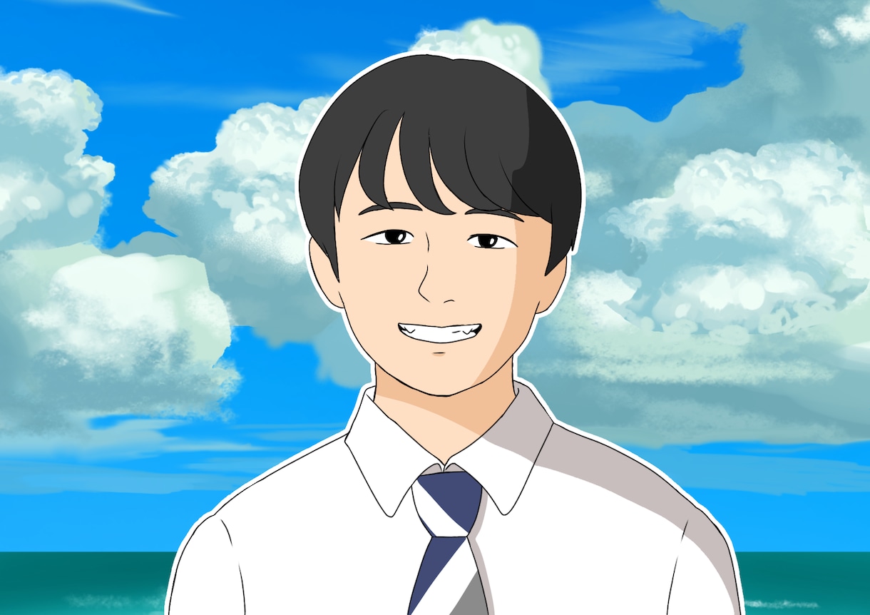 お1人様用♥❁¨̮ジブリ風の似顔絵描きます SNSアイコン、名刺、プレゼントなどにいかがですか？ イメージ8