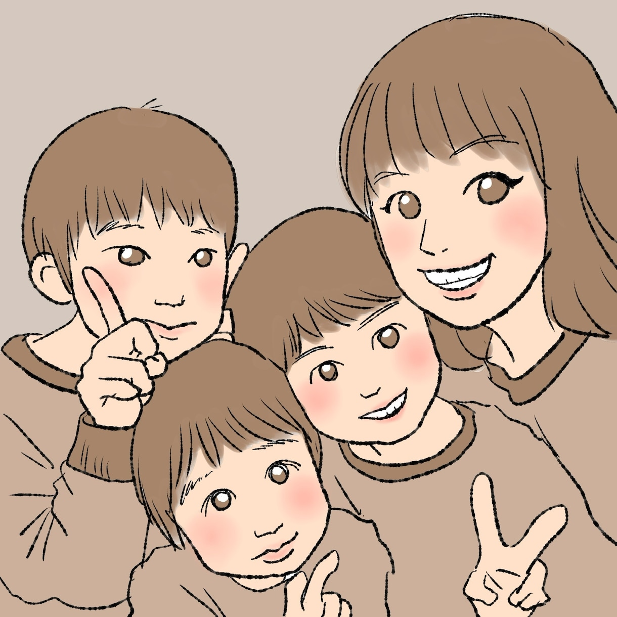 あなただけのイラストを描きます ほんかわイラストの似顔絵アイコン！ イメージ4