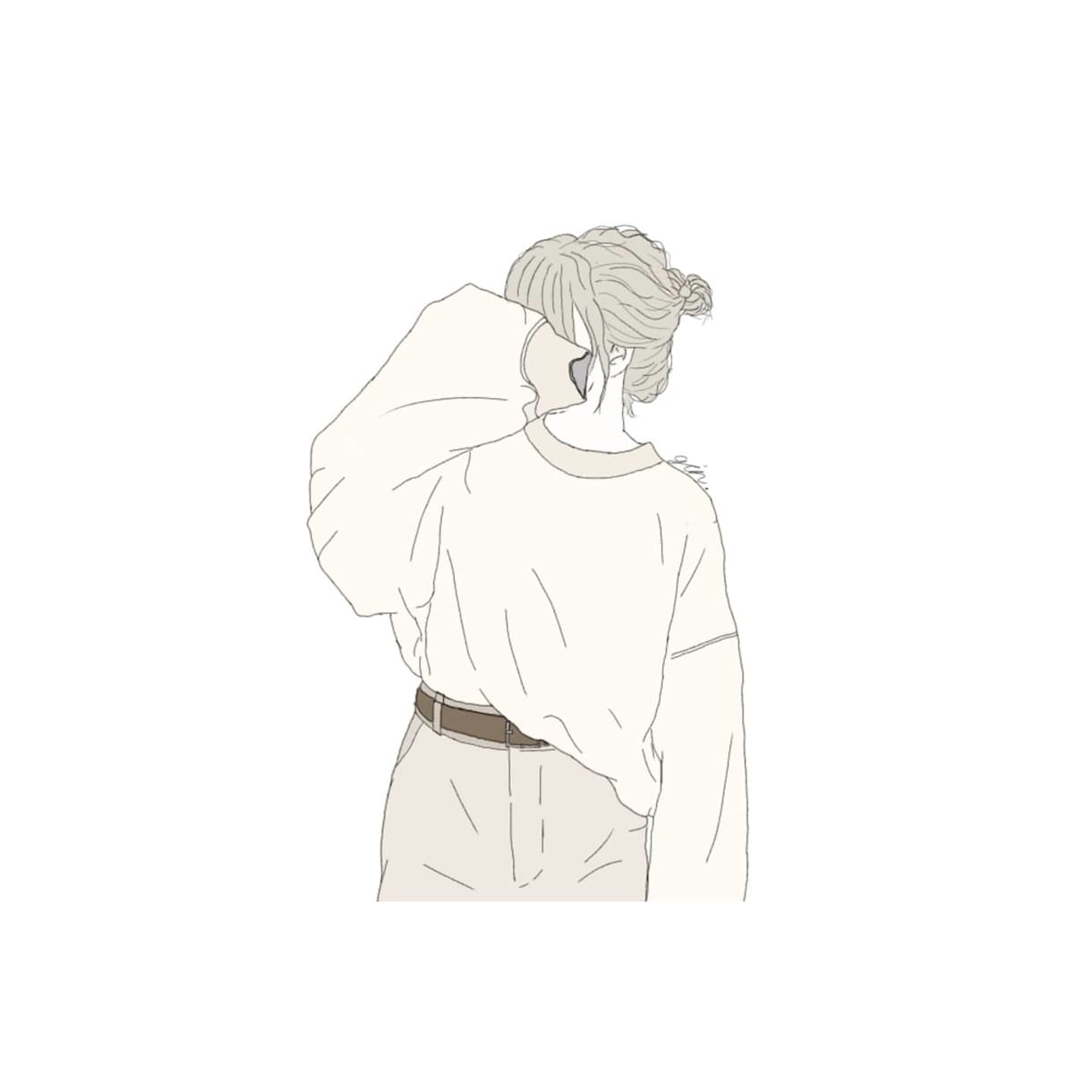 最速！？商用利用にも使えるイラストすぐ描きます ❁似顔絵や思い出をイラストに❁顔なし雰囲気イラスト イメージ1