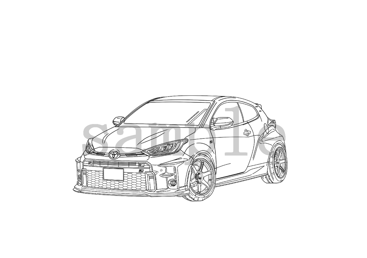 世界にひとつだけの「愛車イラスト」制作いたします 一枚一枚写真を見てでの手書きです。 イメージ4