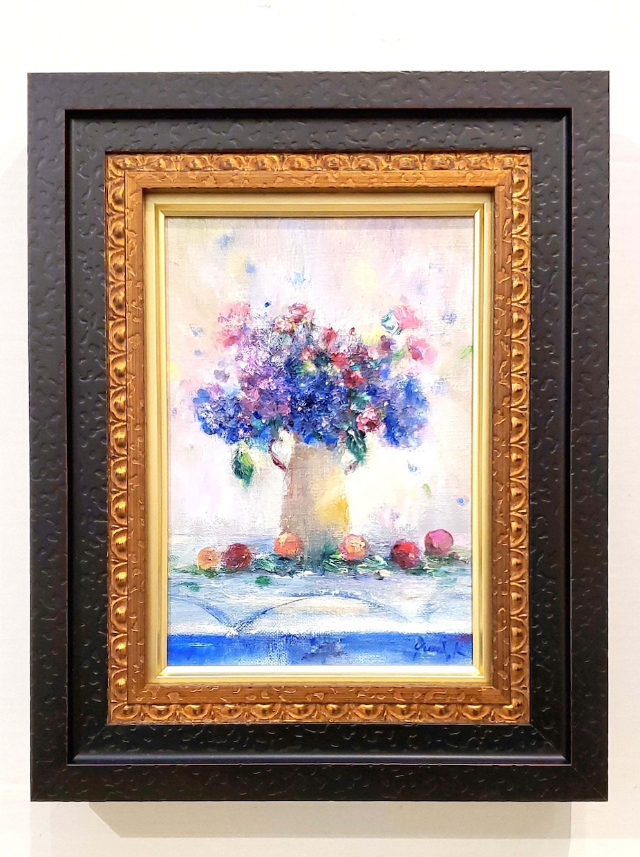 印象派のようなタッチのプロの画家が油絵を制作します サイズ:SM/額付/表紙絵/商用利用可能/贈答用 イメージ5