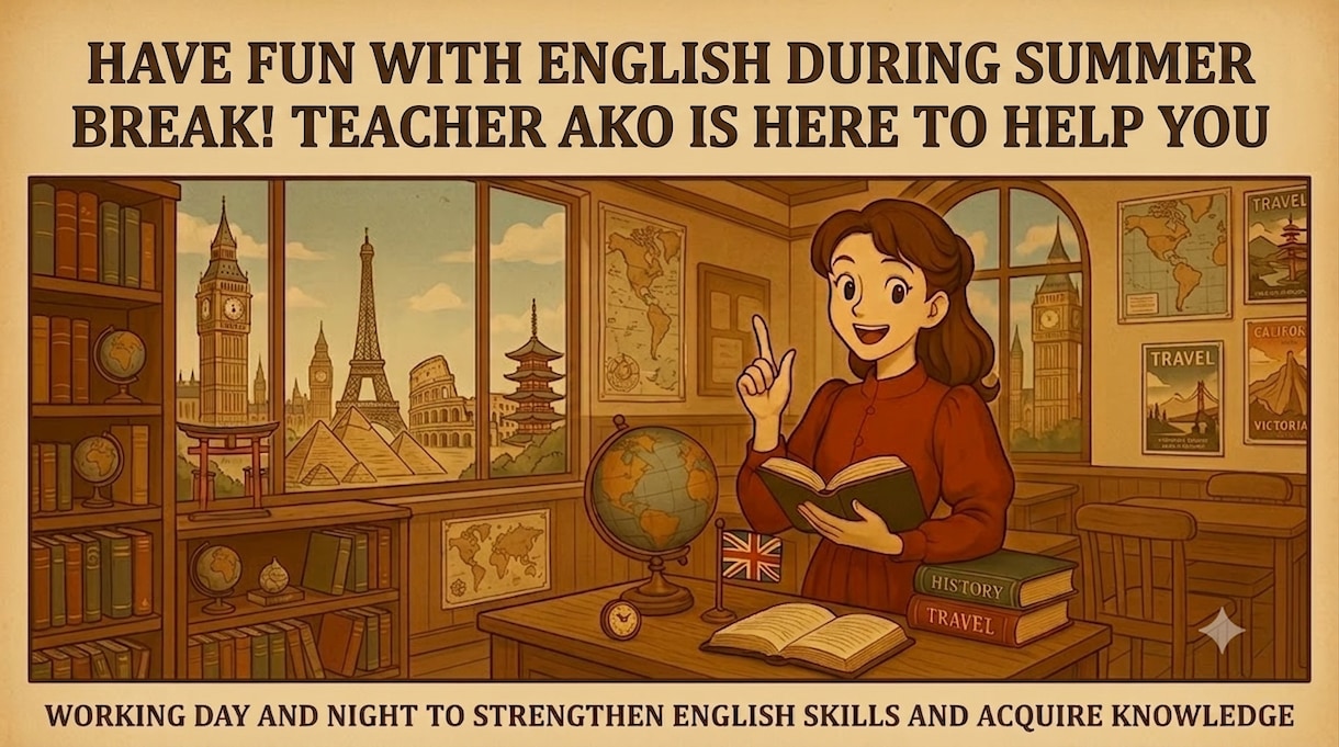 夏休みの英語の宿題・課題を一緒に解決します 現役高校英語講師によるサポート　小学生・中学生・高校生対象 イメージ1