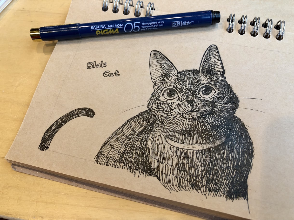 アンティークな動物のペン画お描きいたします 世界に1つだけ☆アナログ手描きで動物をお描きいたします☆ イメージ1
