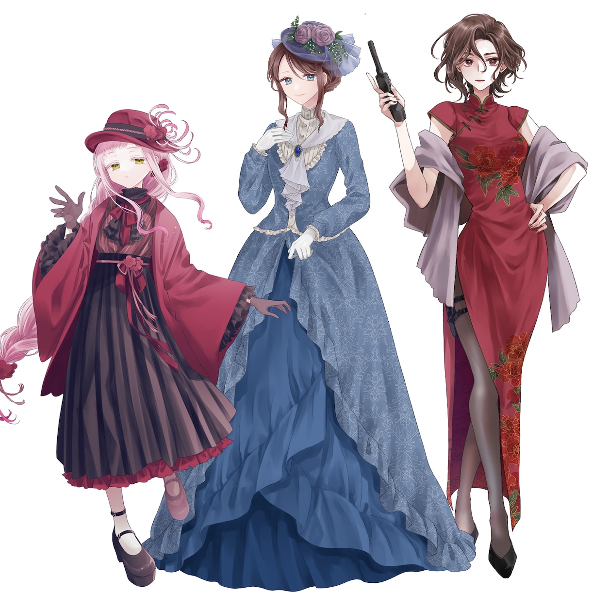 立ち絵制作いたします TRPG・IRIAM・VTuber・ゲーム用など幅広く対応 イメージ5