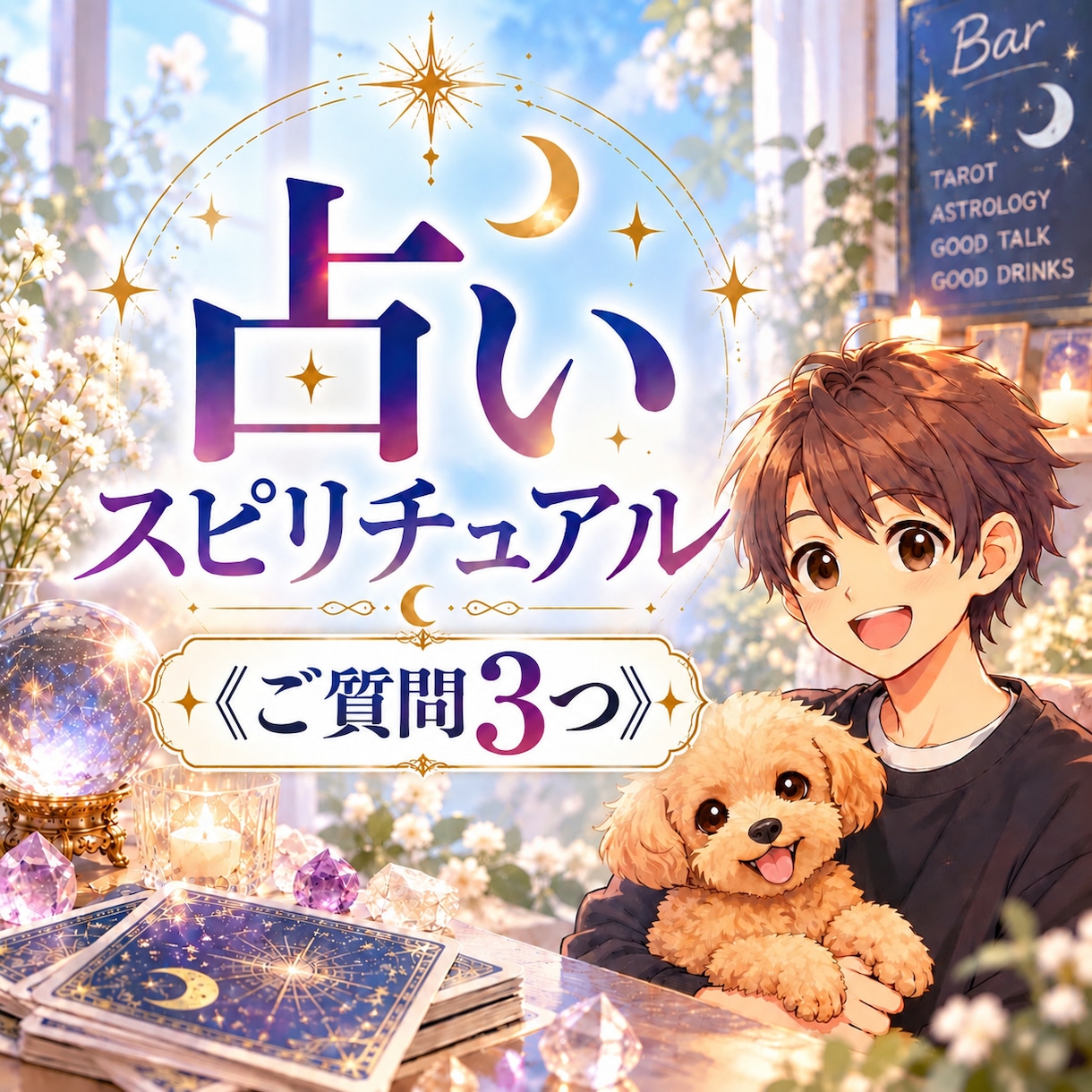 今すぐに相談◎言霊から悩みを読み解きます １人で後悔・・・あなたに寄り添います☘️《ご質問3つ》 イメージ1