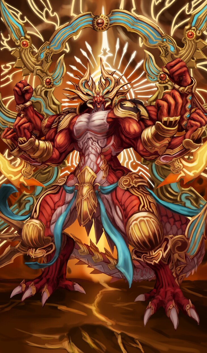かっこいい、ド派手なドラゴンイラストを描きます 厚塗りでかっこいいドラゴンをご希望の方に イメージ2