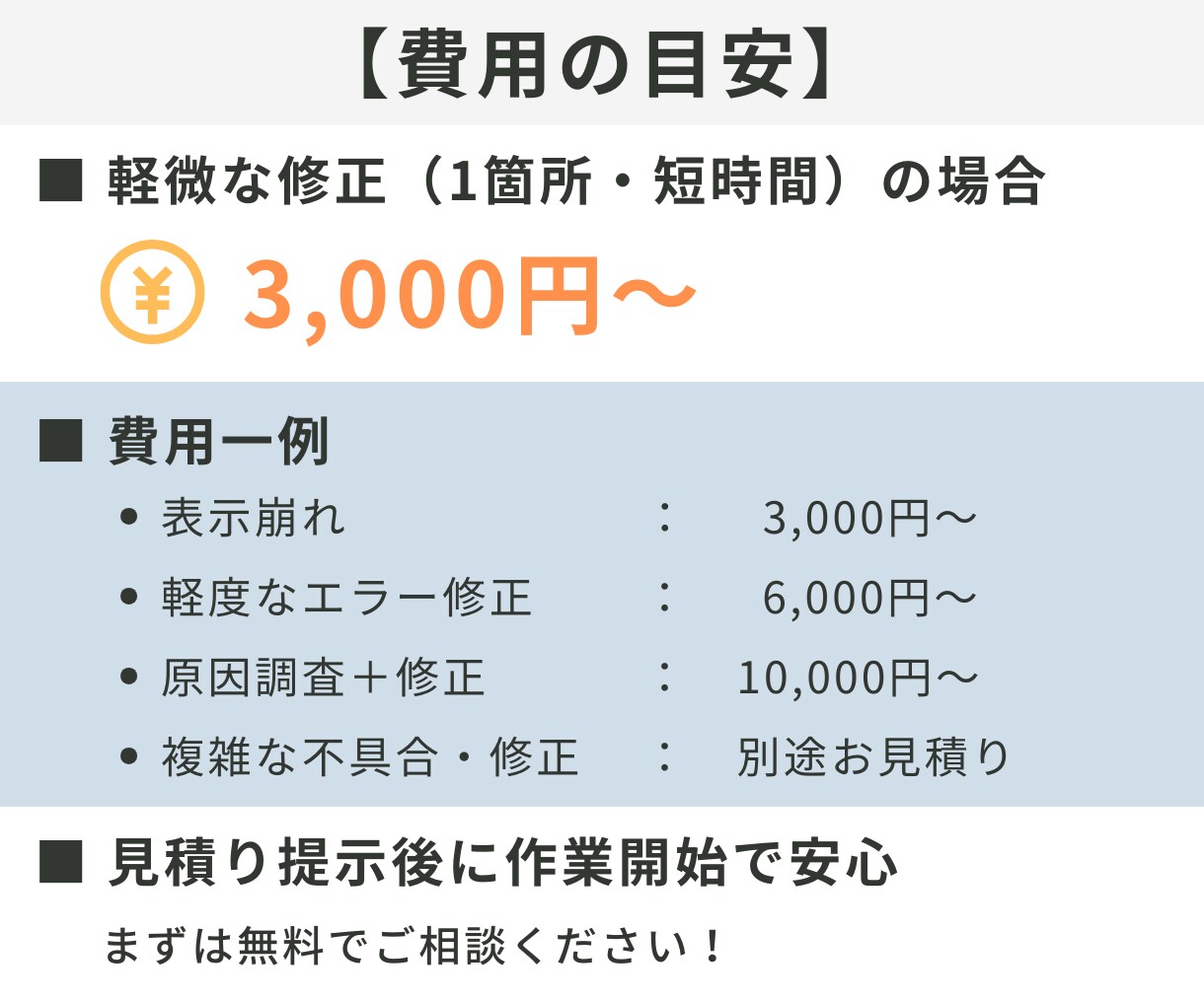 HP、ワードプレスのエラー・不具合を修正します 初心者OK｜エンジニア歴22年の経験で丁寧に対応します イメージ4