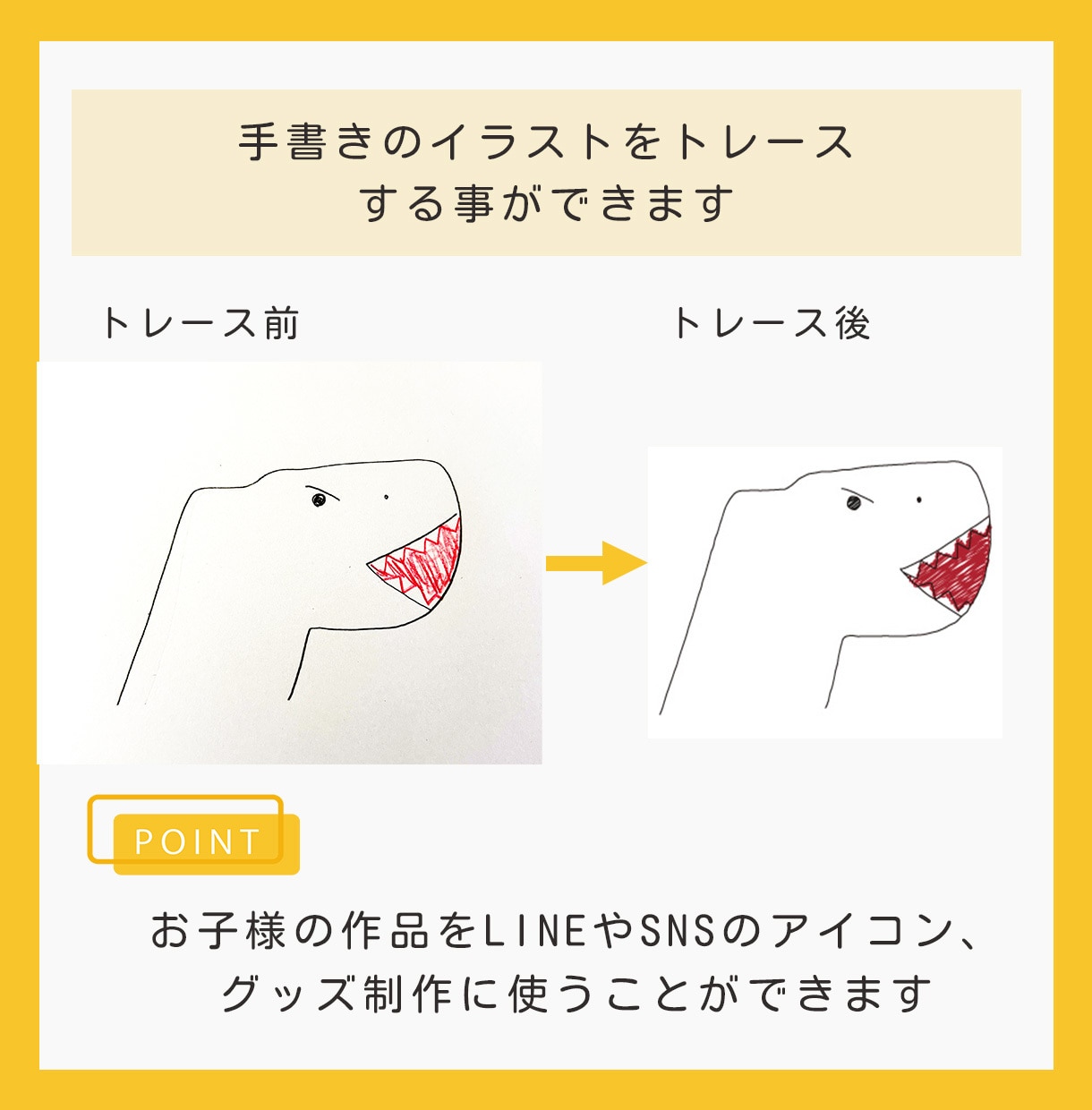 手書きイラスト・ロゴのAIデータ作成します イラレを使用して丁寧にトレース、データ化します イメージ2