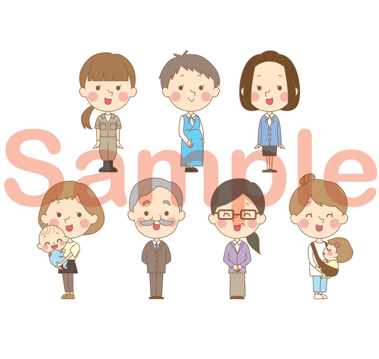 商用OK！ベクターでちょっとしたイラスト描きます 手描きイラストをデータ化／広告媒体に挿絵が欲しい時など イメージ2