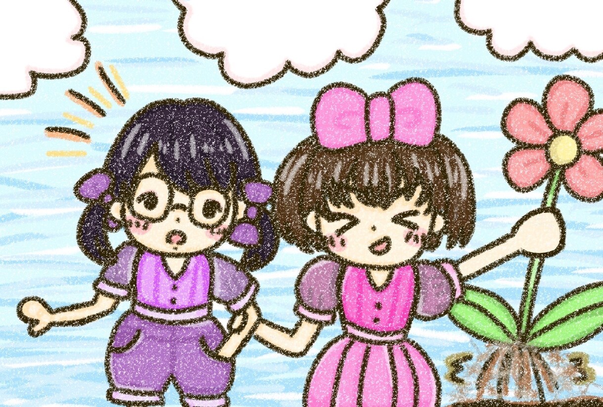 ゆるゆるな感じのイラストで似顔絵描きます 小学生が書いてます！安い早いかわいいそんなイラストです♪ イメージ1