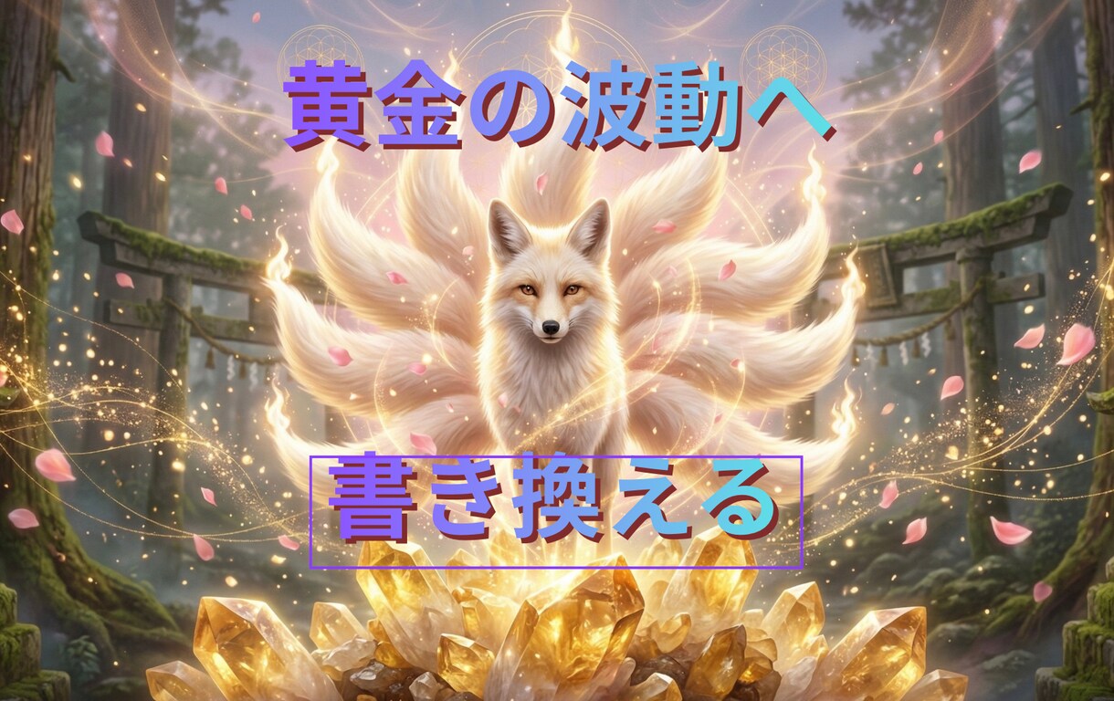黄金の波動へ書き換える。神域金運守護霊鑑定します 頑張るのをやめた瞬間に豊かさが流れ込む。現実を確定させる霊視 イメージ1