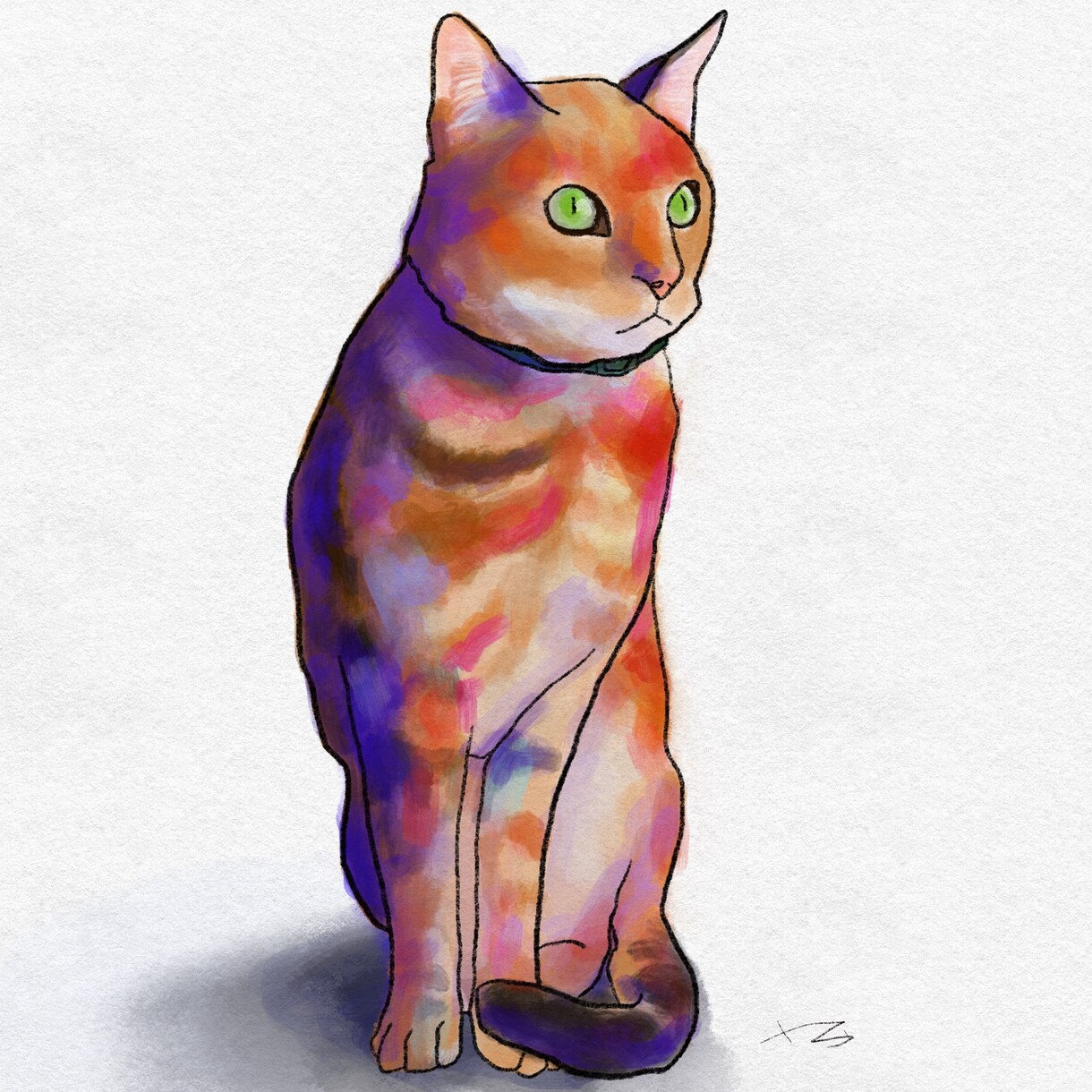 ペットのカラフルなアート画を描きます 自分や大切な人へ、世界に１つだけのプレゼント イメージ4