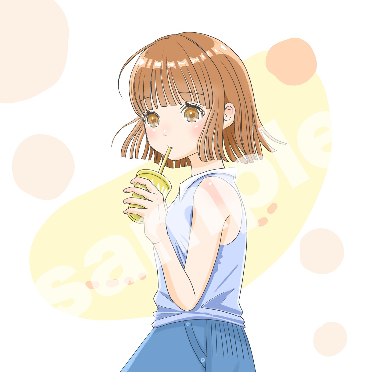 あなただけのキュートなアイコンを制作いたします 様々なシーンで活躍できる！オーダーメイドイラストを描きます！ イメージ6