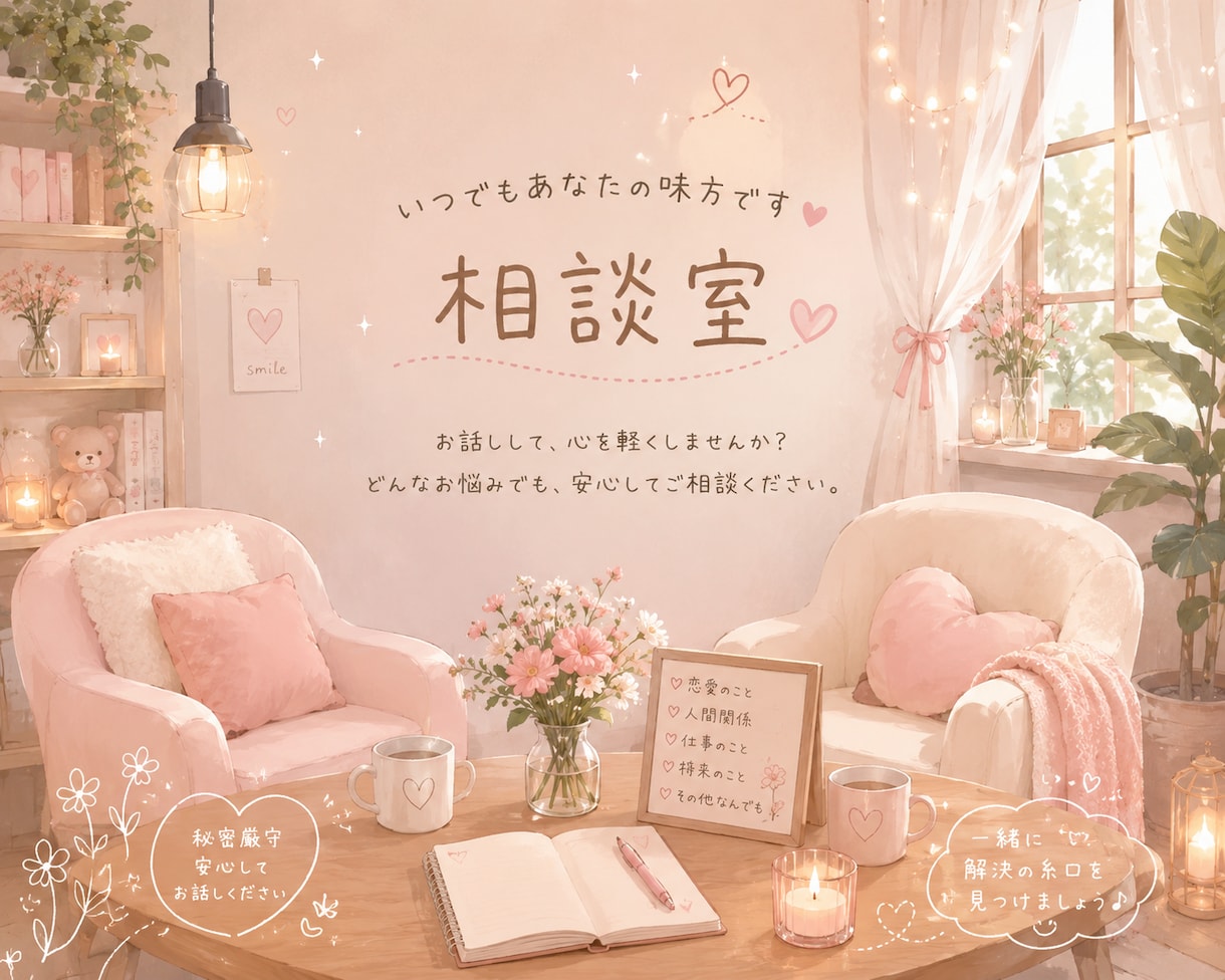 どんなことでもお聞きします 同じHSPさんのお悩みをお聞きしたいです イメージ1