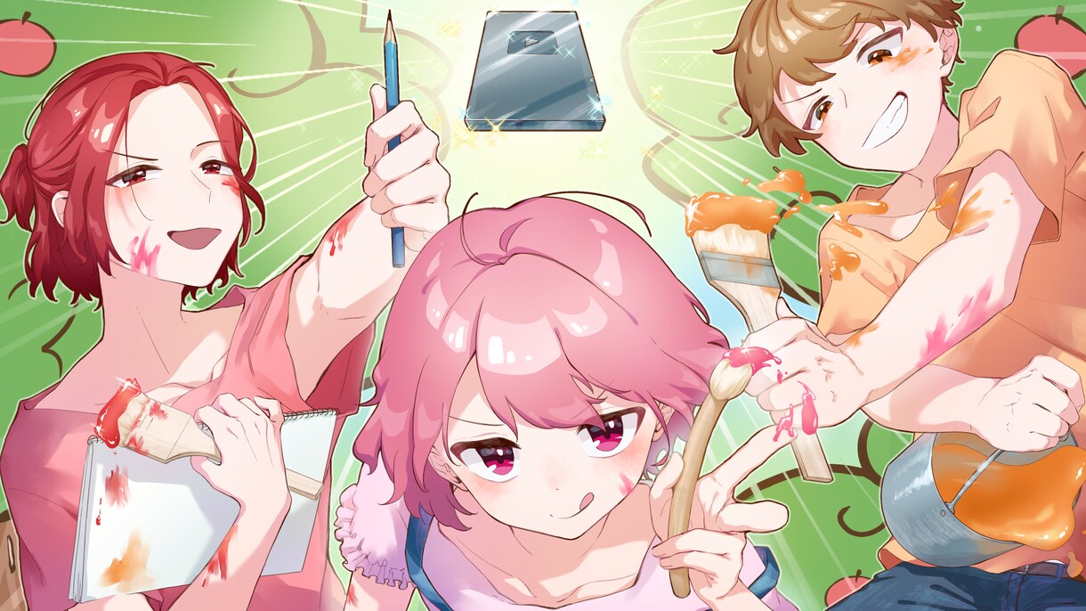 オリジナルイラスト、キャラデザ、ミニキャラ描きます アイコン◎動画用◎サムネイル用◎配信用◎個人的観賞用◎ イメージ6
