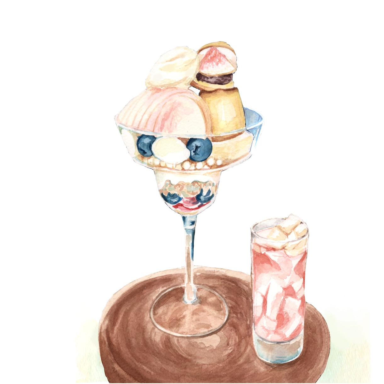 水彩画でスイーツのイラストを描きます 〜丁寧なヒアリング〜　温かく優しいタッチが得意です♪ イメージ7