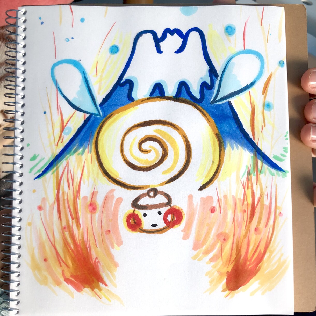 温かみのあるアート描きます 色鉛筆と筆ペンで描いた温かみのあるシンプルアート！ イメージ6