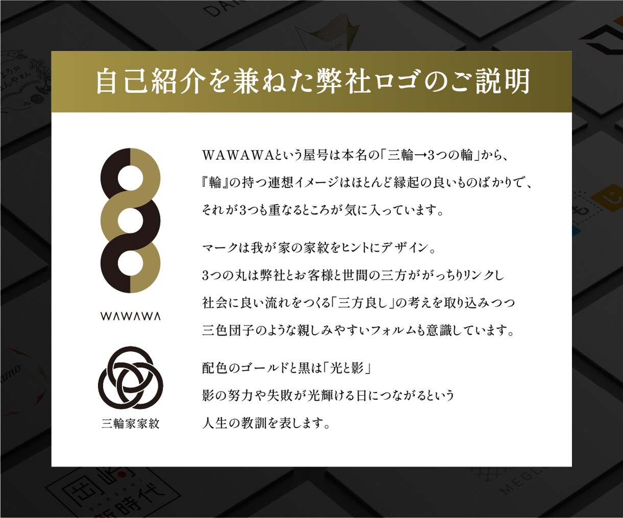 100年活躍する企業ロゴをお客様と共に作ります 限定10名様_基本料金をモニター価格20,000円で作ります イメージ10