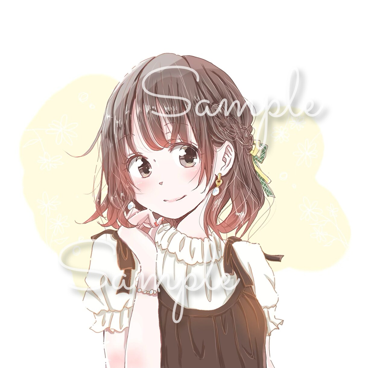 アイコン・ヘッダー等女の子描きます 固定キャラを持っている方、持っていない方もお気軽に！ イメージ2