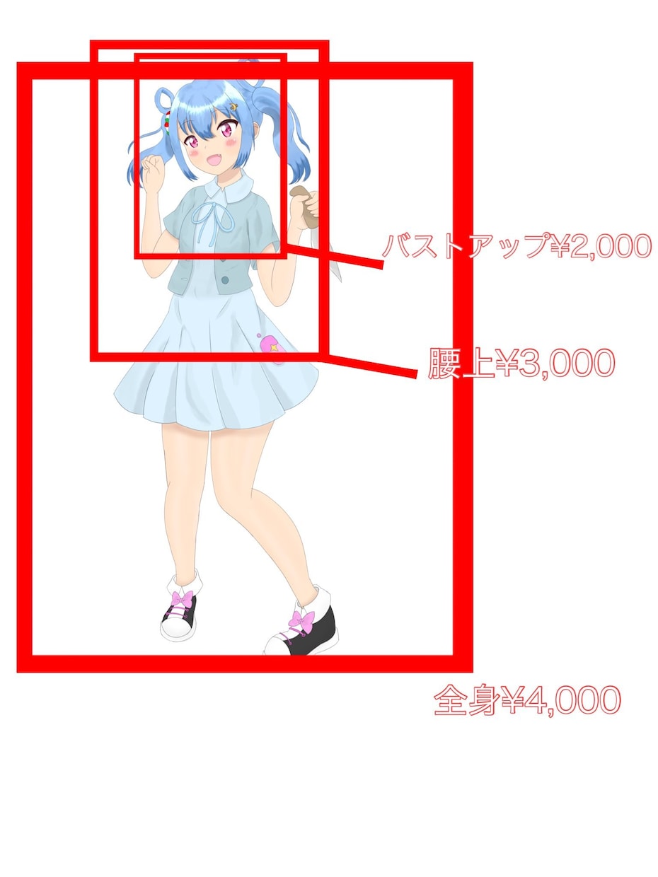 かわいい女の子のイラストを描きます 様々な用途で使用できるイラストを描きます！ イメージ2