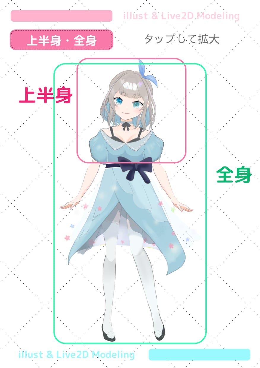 高品質！VTuber用Live2Dモデル作ります コスパ良し★キャラデザ＆Live2Dモデリング全工程一括 イメージ5