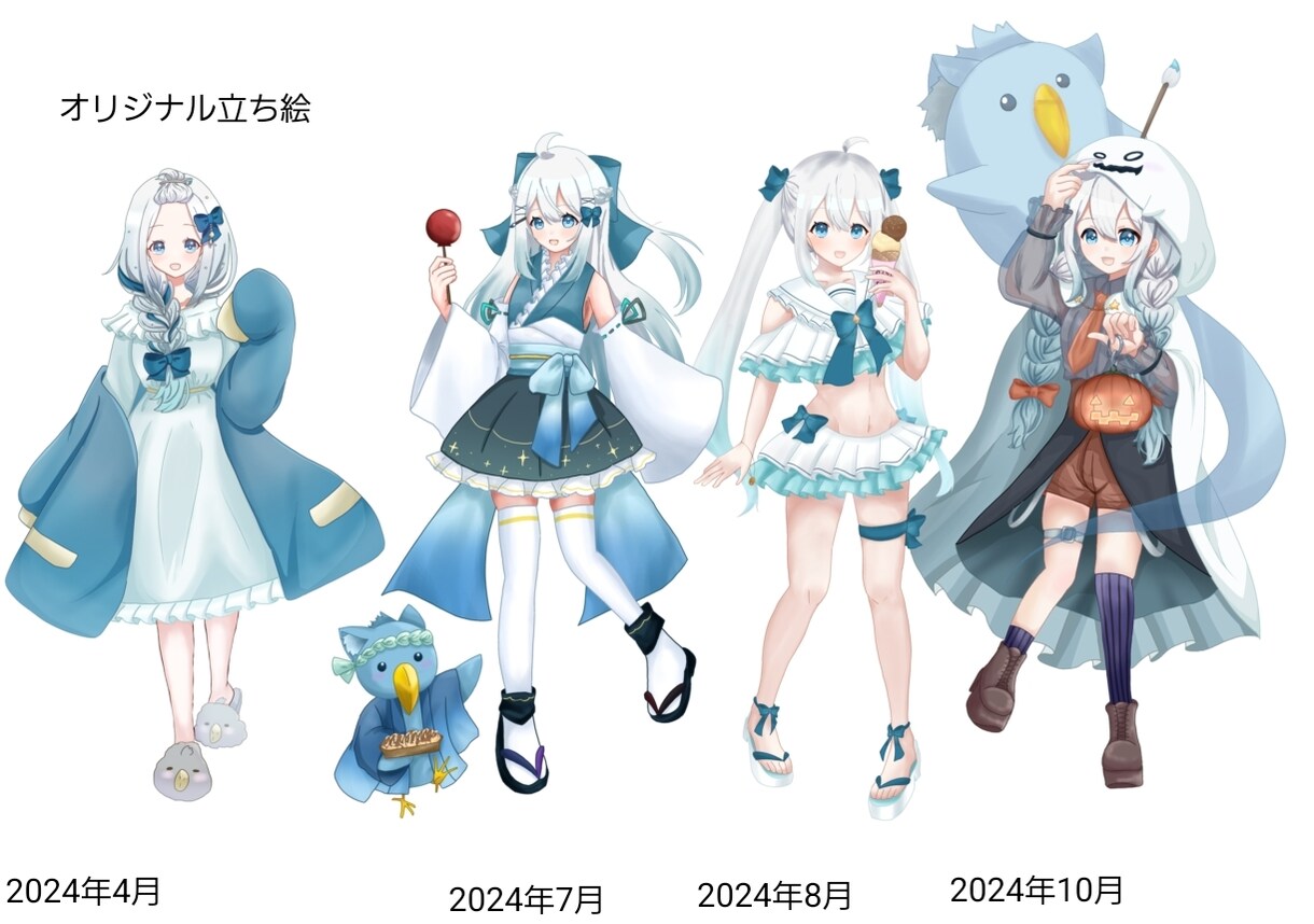 商用可！配信者様必見！キャラクター立ち絵制作します 安く、早く、丁寧に！SDや1枚絵、お得なセットも販売中です♪ イメージ7
