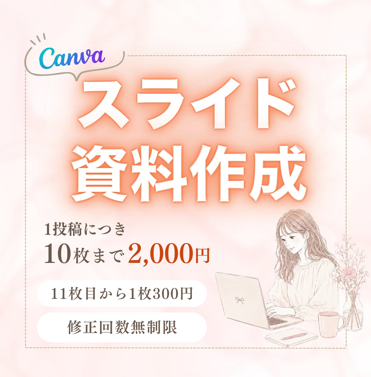 canvaで想いが伝わるスライド制作します 現役の医療福祉相談員が作る「見やすく伝わる資料」で印象UP！ イメージ1