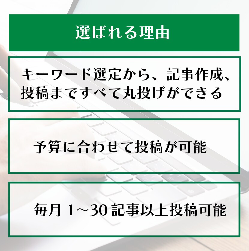 丸投げでブログ記事制作し投稿します 迅速な対応・圧倒的ボリュームの記事作成・投稿代行 イメージ7