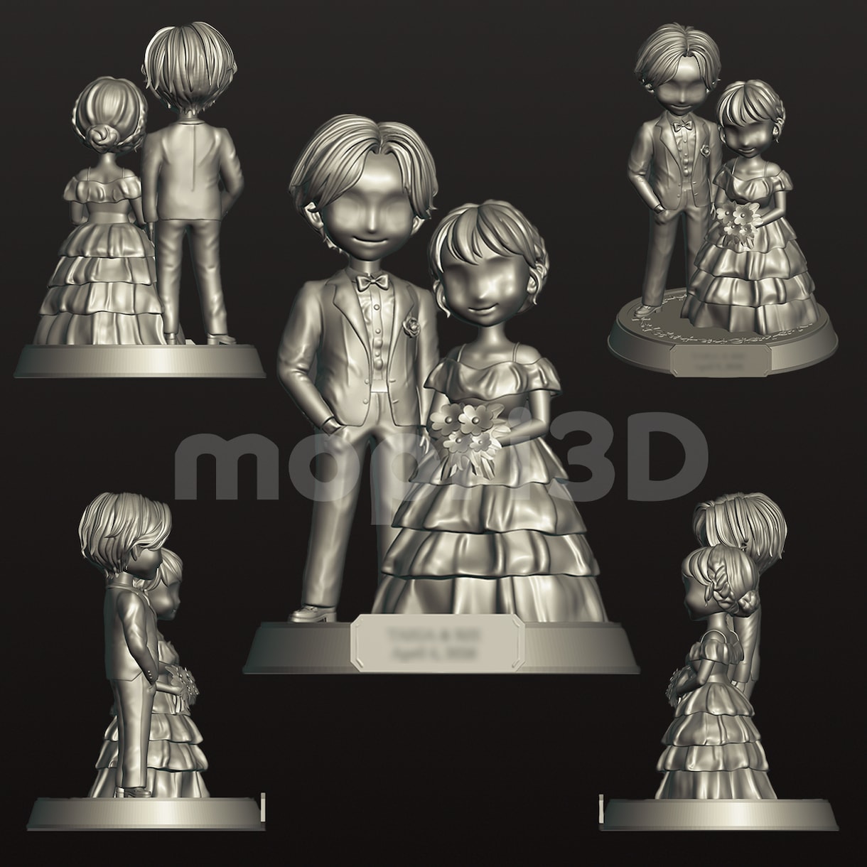 3Dプリント・プロダクト用データ制作します 製品開発・1点もの・フィギュア等イラストやイメージから3Dに イメージ9