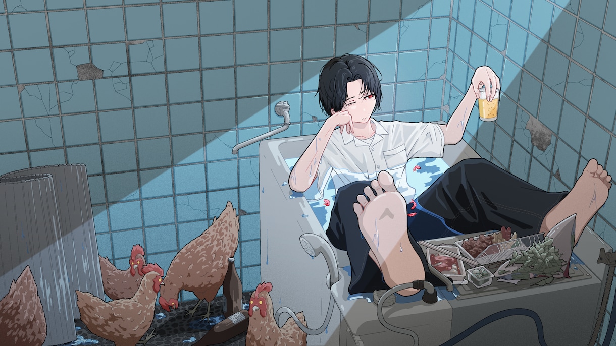 実績多数！背景ありの一枚絵を制作します 修正回数無制限！用途に合わせて制作します イメージ1