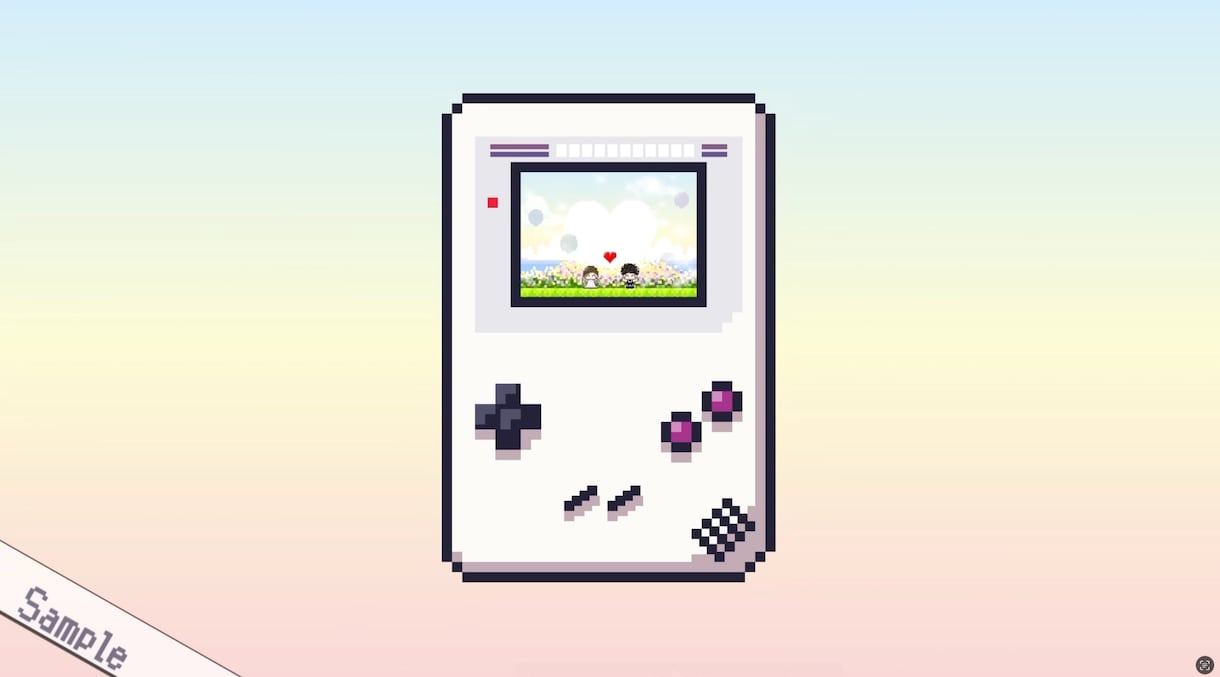 ゲーム風 記念日・誕生日ムービー作ります 可愛いドット絵で記念日・誕生日ムービーを作ります！格安短納期 イメージ5