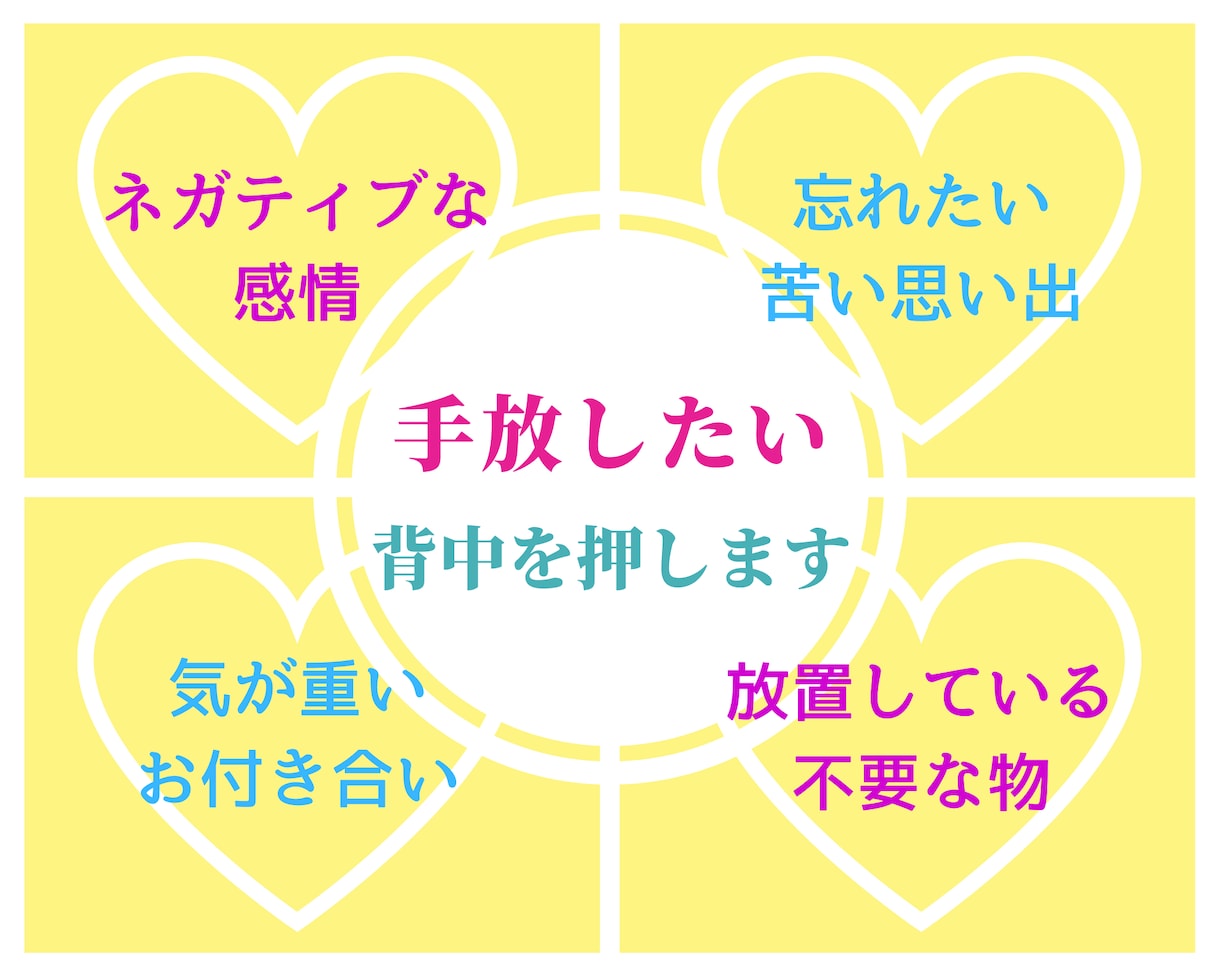 手放す勇気☀️あなたの「やめたい」を後押しします 心、物、習慣、関係、過去★しがらみや執着を捨てる整理時間✨ イメージ2