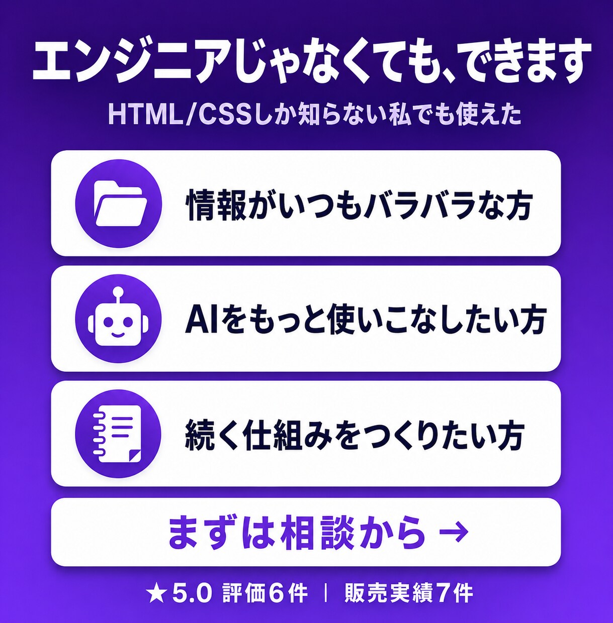 Obsidian運用をテキストで相談に乗ります 使い方に迷ったらここで聞いてください イメージ2