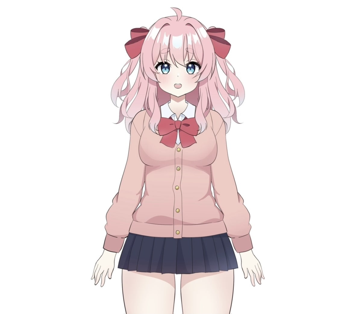 Live2d用も可　女の子のキャラクター制作します オリジナルから二次創作まで！全身イラスト制作 イメージ1