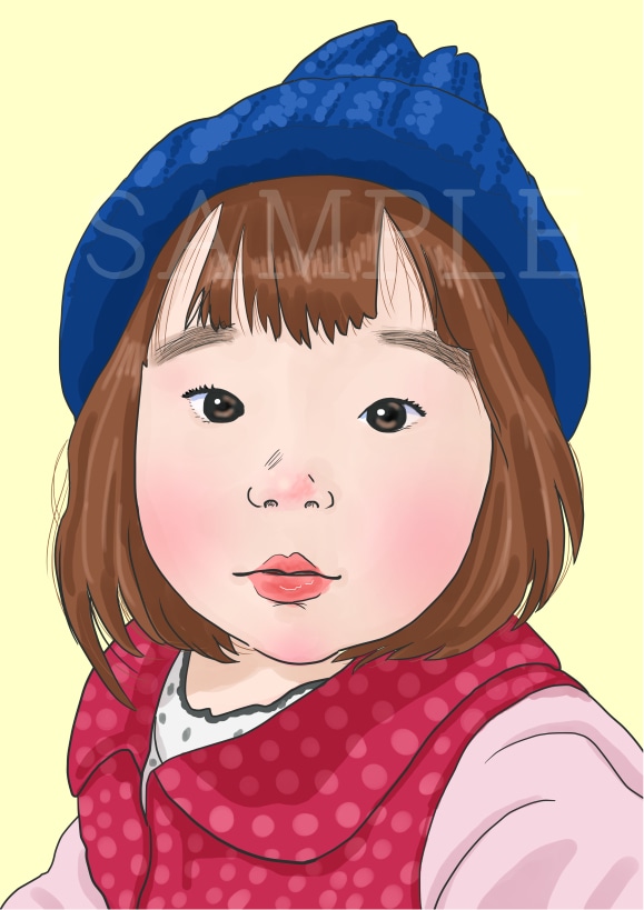 似顔絵お描きします 優しい色合いや、水彩画タッチの似顔絵をお探しの方 イメージ2