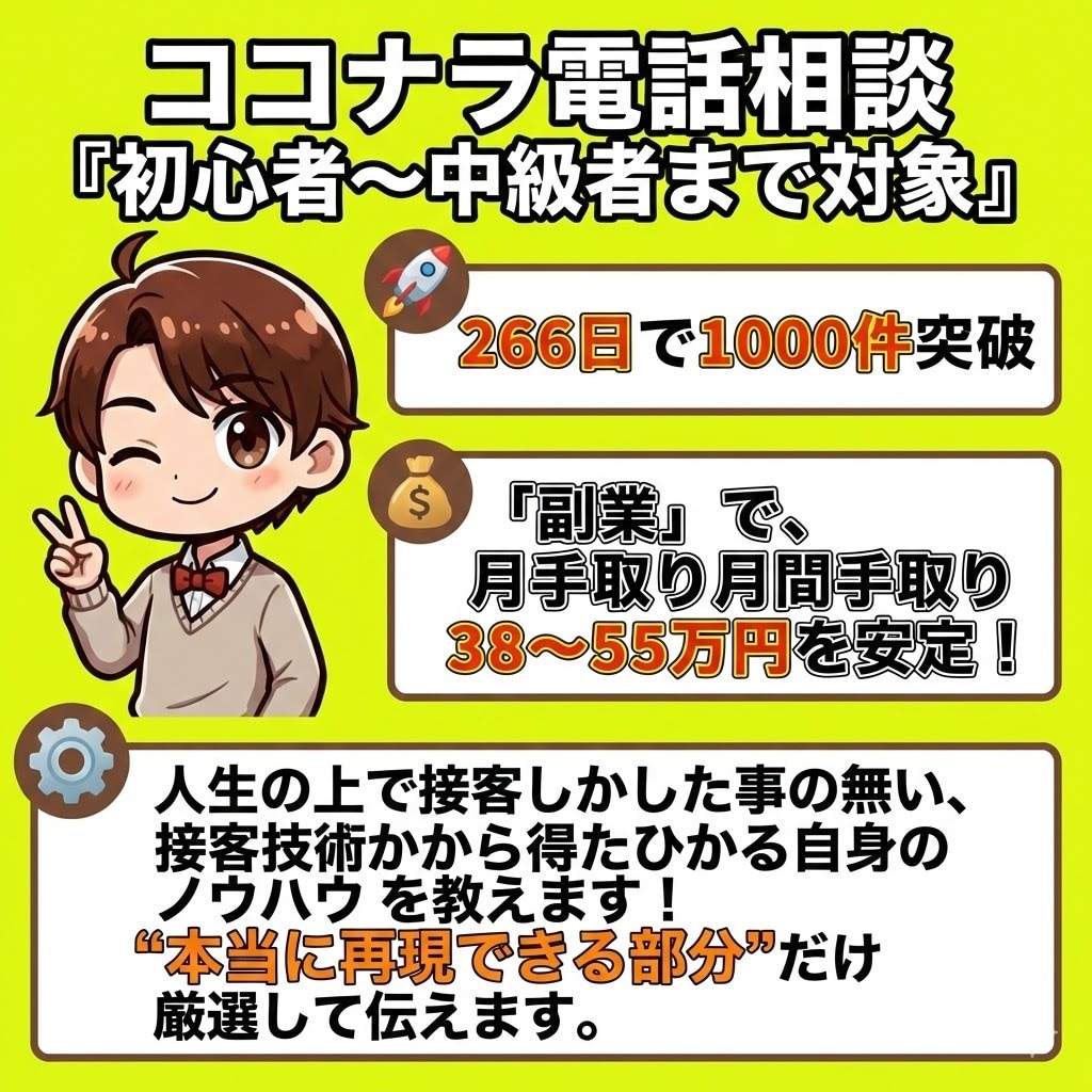 ココナラ電話相談の売れる土台を丸ごと設計します ココナラで“売れる形”を作りたい方へは必見！最速で伸ばす！ イメージ2