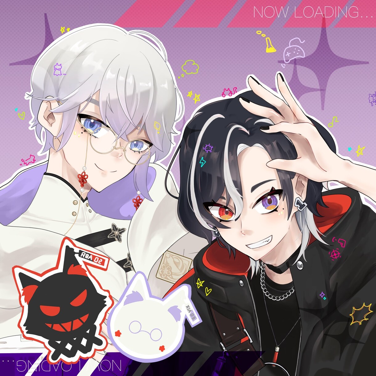 ラフ修正無制限！一枚絵を描きあげます キラキラポップなイラストを描きます！お気軽にご相談ください！ イメージ4