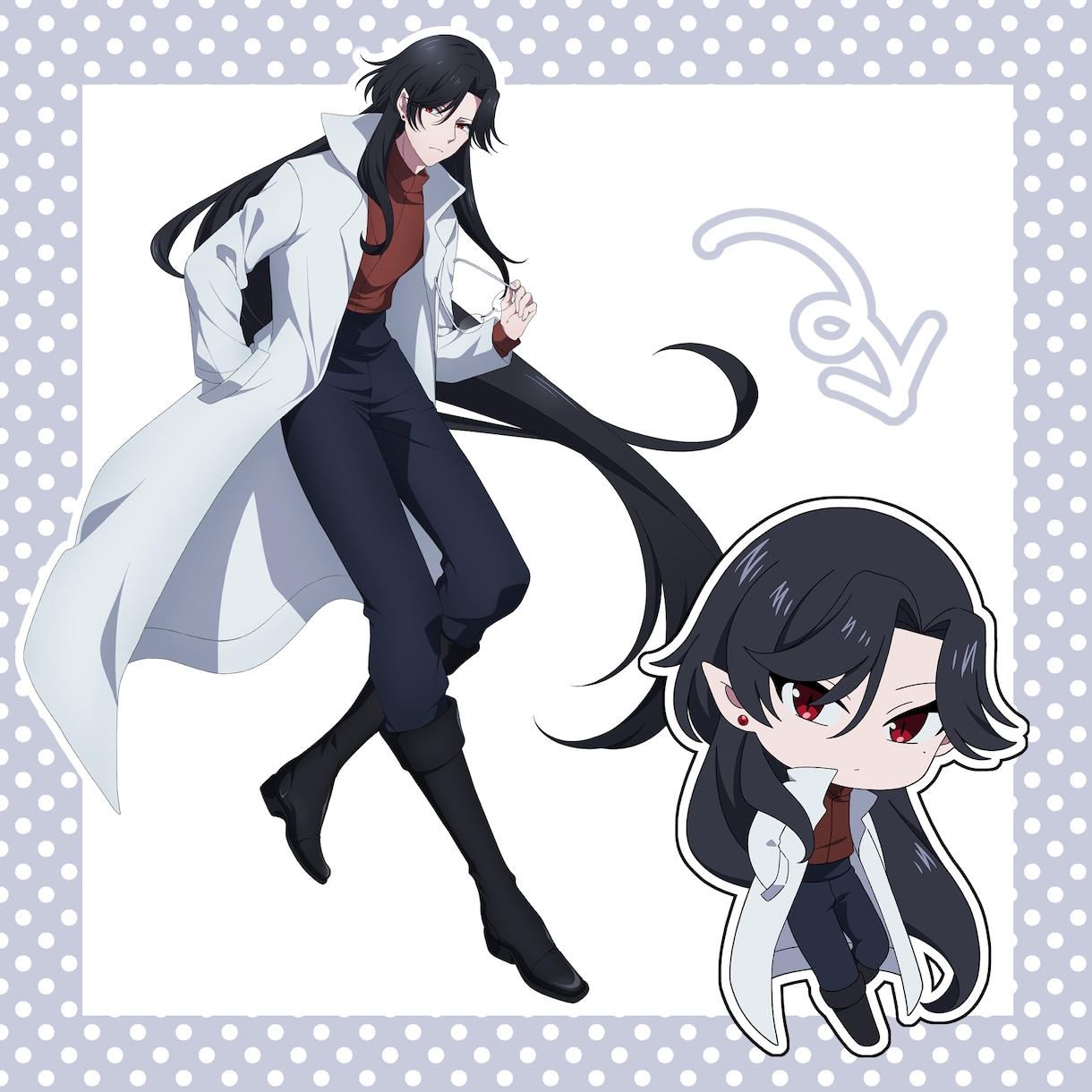 デフォルメイラスト描きます グッズや立ち絵用のデフォルメキャラクターイラストを描きます イメージ5